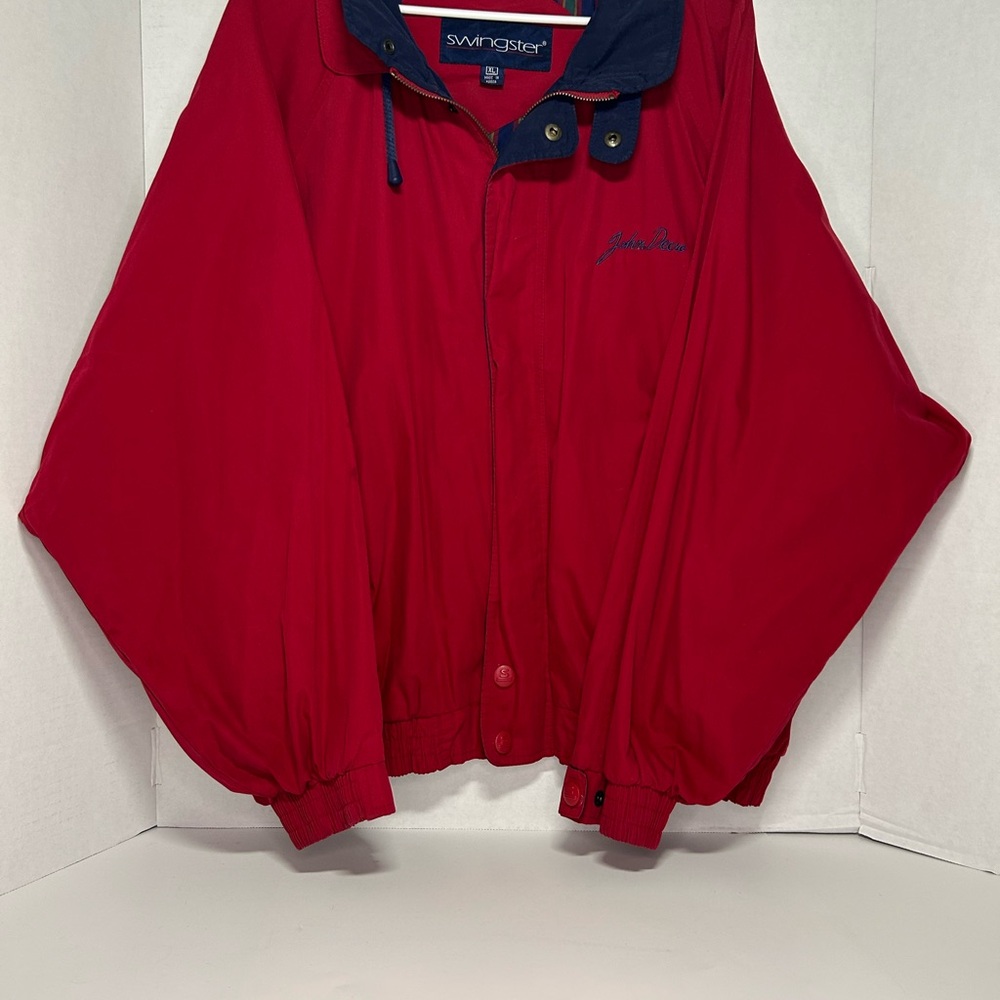 John Deere Red Raincoat for Men